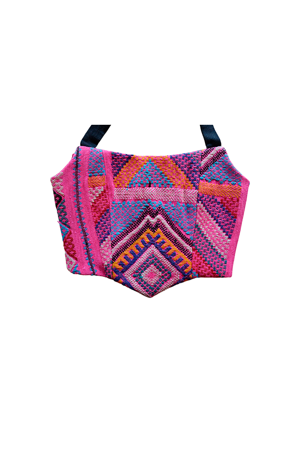 Aziza Halter Corset - Pink